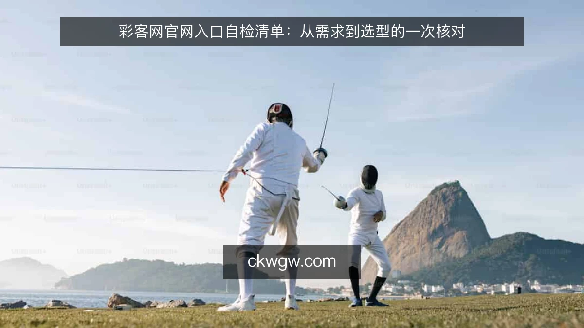 彩客网官网入口自检清单：从需求到选型的一次核对